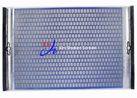 SS316/SS304  flach 1050mm * 695mm Schiefer Shaker Screen For Solid Control