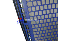 Hookstrip-Flachbildschirme D 500 Reihen-Schiefer-Schwingsieb mit 2/3 Schichten